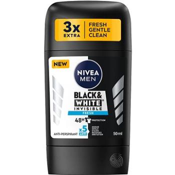 NIVEA MEN Stick AP B&W Invisible Fresh 50 ml (9005800352244)