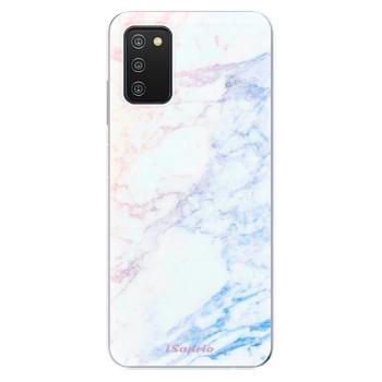 Odolné silikonové pouzdro iSaprio - Raibow Marble 10 - Samsung Galaxy A03s