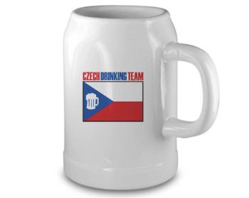 Pivní půllitr Czech drinking team