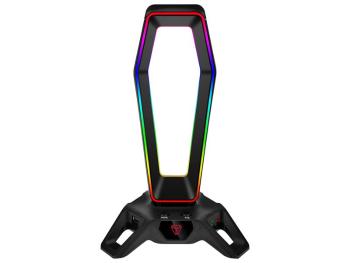 USB hub YENKEE YHB 3000 RGB herni hub a stojan