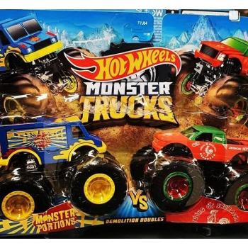 Mattel Hot Wheels Monster trucks demoliční duo Monster Portions a Tuong Ot Sriracha