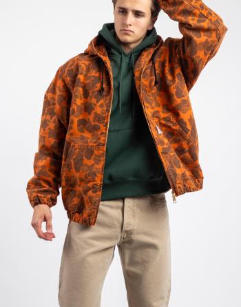 Carhartt WIP Duck Active Jacket Camo Duck, Green / Turmeric M