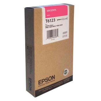 EPSON T6123 (C13T612300) - originální cartridge, purpurová, 220ml