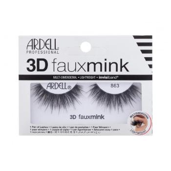 Ardell 3D Faux Mink 863 1 ks umělé řasy pro ženy Black