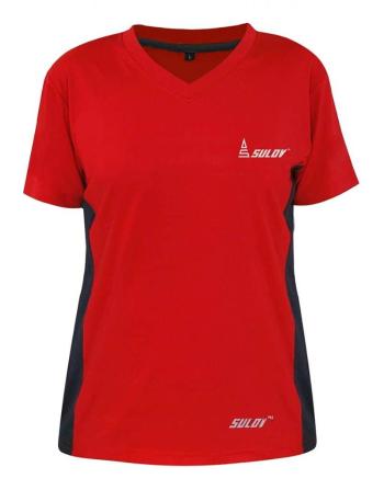 Dámské běžecké triko SULOV RUNFIT, červené Oblečení velikost: XL
