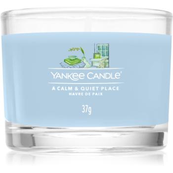 Yankee Candle A Calm & Quiet Place votivní svíčka I. Signature 37 g