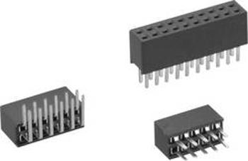 Zásuvková lišta TRU COMPONENTS TC-1210-008-1-2-00, řádky 2, kontakty na řádek 4, 1 ks