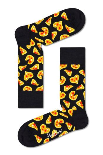 Ponožky Happy Socks Pizza Love pánské, černá barva