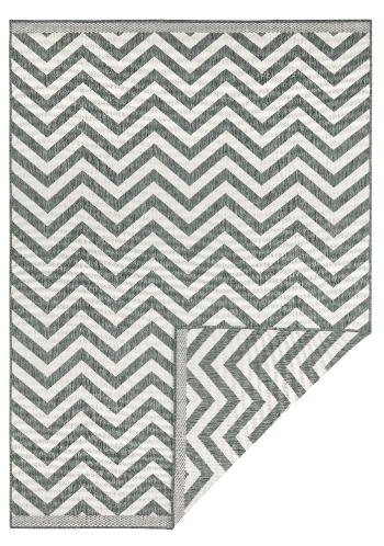 NORTHRUGS - Hanse Home koberce Kusový koberec Twin Supreme 103436 Palma Green creme - 80x250 cm Zelená