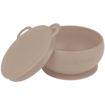 MINIKOIOI Silikonová s přísavkou - Bubble Beige (8681176332472)