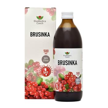 Ekomedica Brusinka 100% šťáva 500 ml