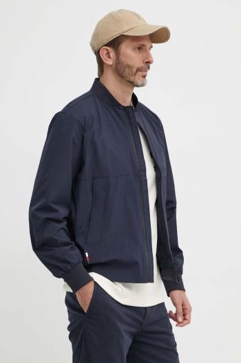 Bomber bunda Tommy Hilfiger tmavomodrá barva, přechodná, MW0MW34455