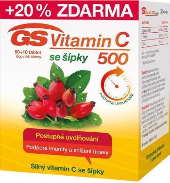 GS Vitamín C 500 se šípky 60 tablet
