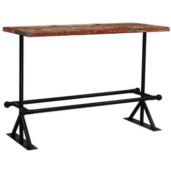 Barový stůl masivní recyklované dřevo 150x70x107 cm vícebarevné 245388 (245388)
