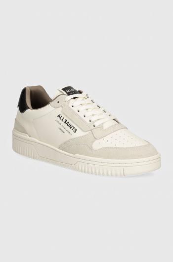 Kožené sneakers boty AllSaints REGAN bílá barva, MF714X