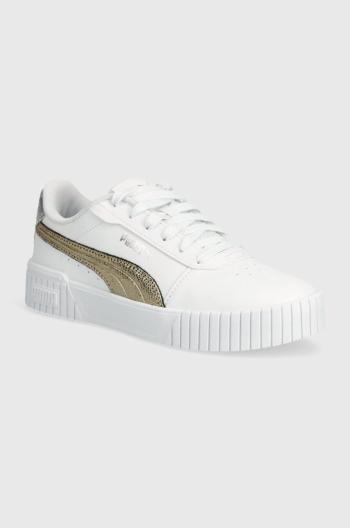 Sneakers boty Puma Carina 2.0 bílá barva, 395096