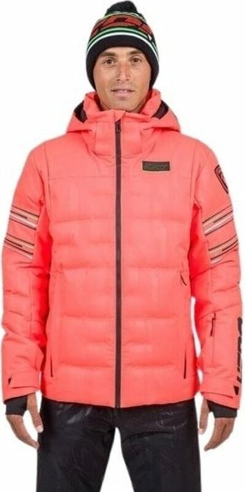 Rossignol Hero Depart Ski Jacket Neon Red L Lyžařská bunda