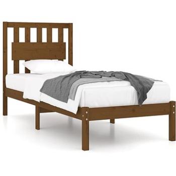 Rám postele medově hnědý masivní borovice 90 × 200 cm, 3103921 (3103921)