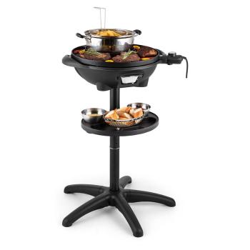 Klarstein Grillpot, 1600 W, 40 cm, elektrický gril, stolní gril, litinový