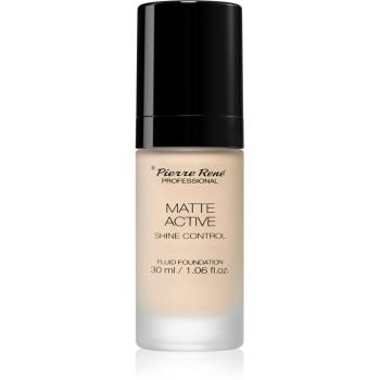 Pierre René Professional Matte Active matující make-up odstín 01 Champagne 30 ml