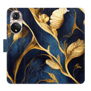 Flipové pouzdro iSaprio - GoldBlue - Honor 50 / Nova 9