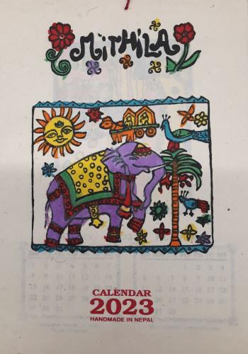 nepálský kalendář 2023 - Mithila 2