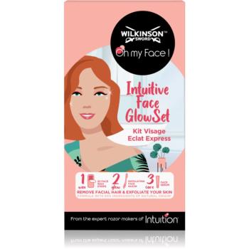 Wilkinson Sword Oh my Face! Intuitive Face Glow Set depilační sada