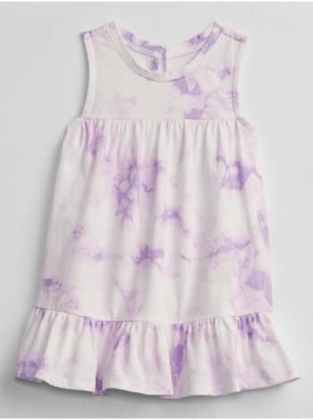 Fialové holčičí baby šaty sleeveless tie-dye dress GAP