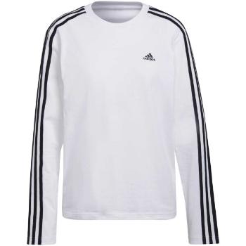adidas 3S LS T Dámské tričko s dlouhým rukávem, bílá, velikost XS
