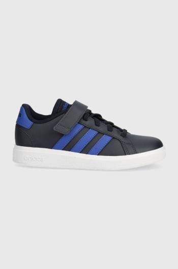 Dětské sneakers boty adidas GRAND COURT 2.0 EL tmavomodrá barva