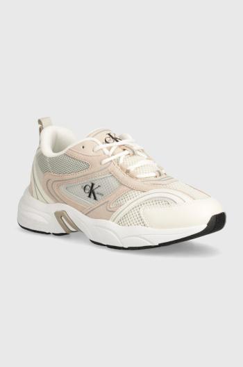 Sneakers boty Calvin Klein Jeans YW0YW00891 RETRO TENNIS SU-MESH W bílá barva, YW0YW00891