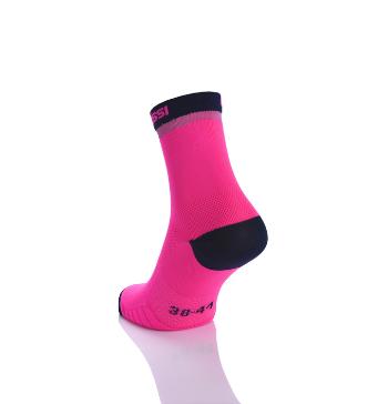 Nessi Sportswear Prodyšné běžecké ponožky Road L RSLO-5N Pink Velikost: 35-37