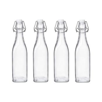 SWING Láhev s patentním uzávěrem 500 ml set 4 ks