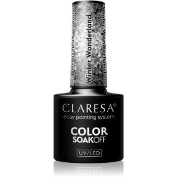 Claresa SoakOff UV/LED Color Winter Wonderland gelový lak na nehty odstín 10 5 g