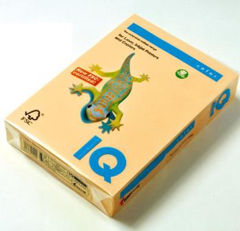 Kancelářský papír IQ A4/80g 500 listů lososový SA24