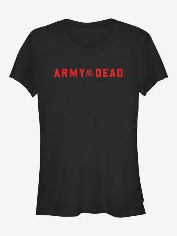 ZOOT.Fan Netflix Red Logo Armáda Mrtvých Triko Černá