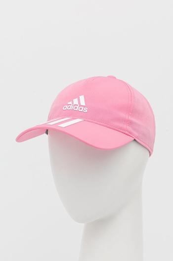 Čepice adidas Performance růžová barva, s aplikací