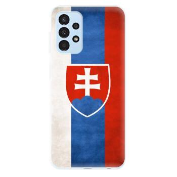 Odolné silikonové pouzdro iSaprio - Slovakia Flag - Samsung Galaxy A13