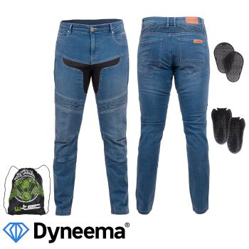 Pánské moto jeansy W-TEC Dynetis  modrá  4XL