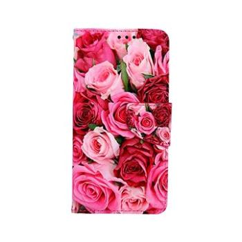 TopQ iPhone 11 knížkové Růžové růžičky 63787 (Sun-63787)