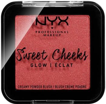 NYX Professional Makeup Sweet Cheeks Blush (Glowy) tvářenka - Citrine Rose 5 g