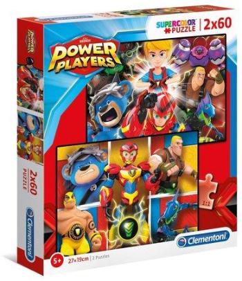 CLEMENTONI Puzzle Power Players 2x60 dílků