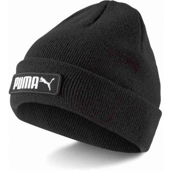 Puma CLASSIC CUFF BEANIE Pánská pletená čepice, černá, velikost UNI