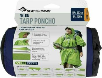 Sea To Summit Nylon Tarp Poncho 70D Blue Outdorová bunda