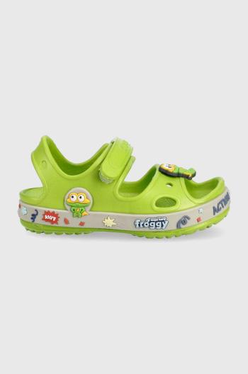 Dětské sandály Coqui zelená barva