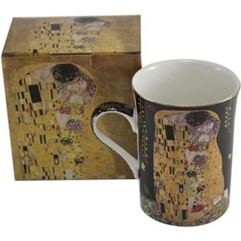 Home Elements Hrnek 300 ml, Klimt Polibek černý (KLIMT0022)