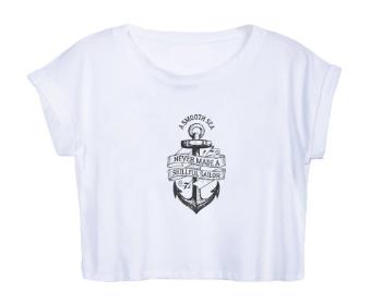 Dámské tričko Organic Crop Top Skillful Sailor