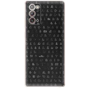 iSaprio Ampersand 01 pro Samsung Galaxy Note 20 (amp01-TPU3_GN20)