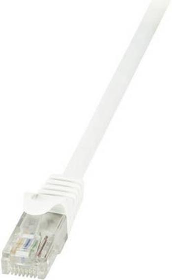 Síťový kabel RJ45 LogiLink CP2031U, CAT 6, U/UTP, 1.00 m, bílá