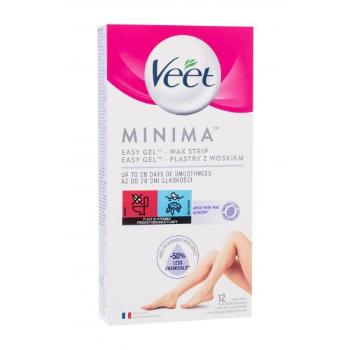 Veet Minima™ Easy-Gel™ Wax Strips Legs & Body 12 ks depilační přípravek pro ženy